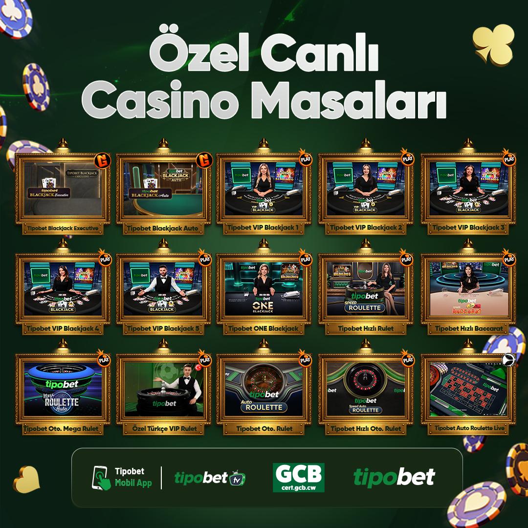 Özel Canlı Casino Masaları